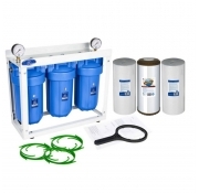 Тройная система обезжелезивания Aquafilter Big Blue 10