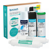 Комплект картриджей Ecosoft P’URE AquaCalcium Mint "6 месяцев"