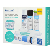 Комплект картриджей Ecosoft P’URE AquaCalcium Mint "12 мес" CHV6PUREMAC