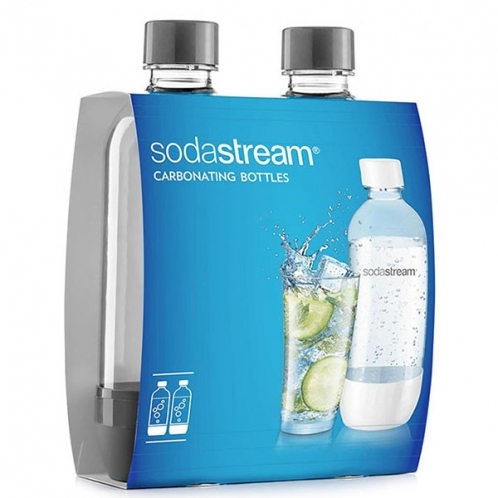 Две карбонированные бутылки SodaStream Grey