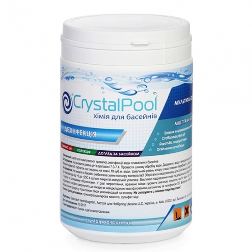 Хлорные таблетки Crystal Pool MultiTab 4-in-1 Small 1 кг