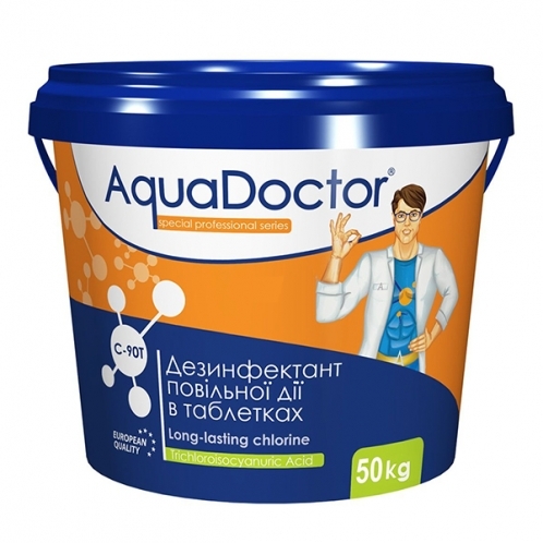 Длительный хлор в таблетках Aquadoctor С90Т (50 кг)