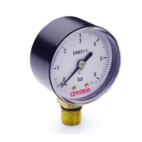 Манометр радиальный KOER 6 бар