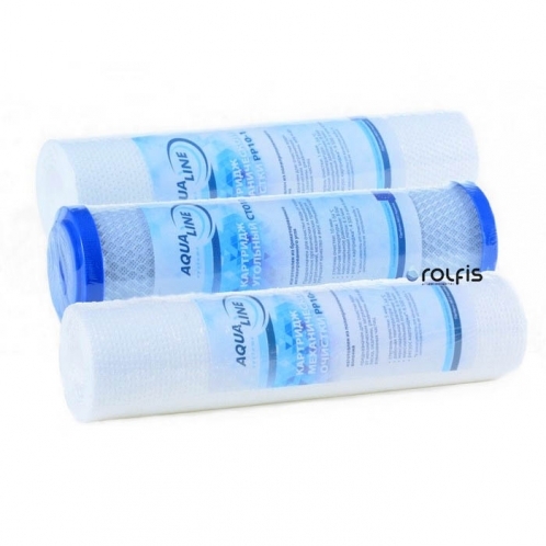 Комплект трьох картриджів Aqualine 1-2-3