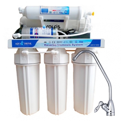 Фильтр обратного осмоса с насосом AquaDrink RO-5P 