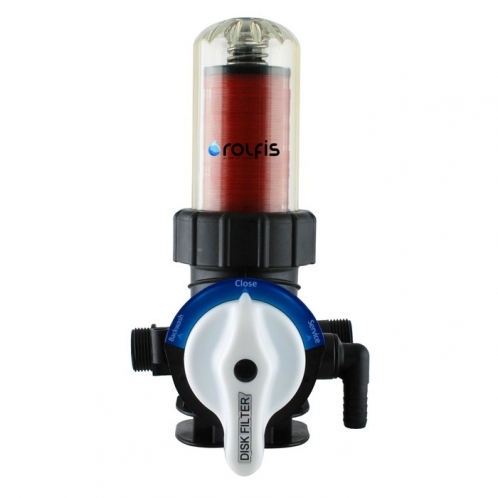 Ручной дисковый фильтр с обратной промывкой MDQ-3/4"