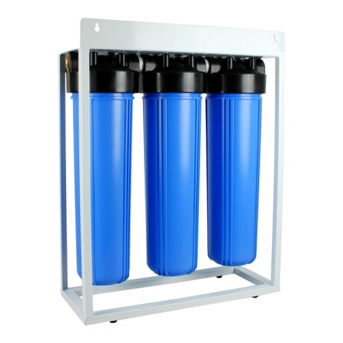 Фильтр трехколбовый Raifil Вig Blue 20 (PU908B3-BK1-PR-S-G)