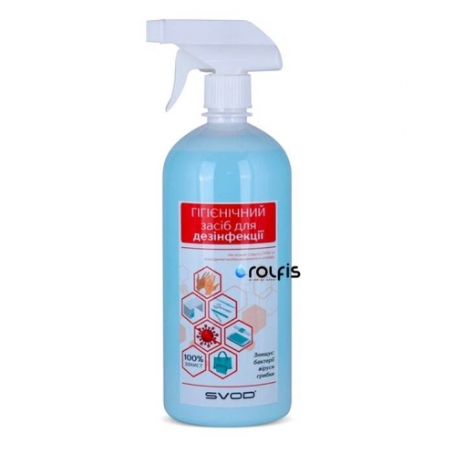 Антисептик для рук и поверхностей SVOD 1000 мл (распылитель) Антисептик для рук и поверхностей SVOD 1000 мл (распылитель)