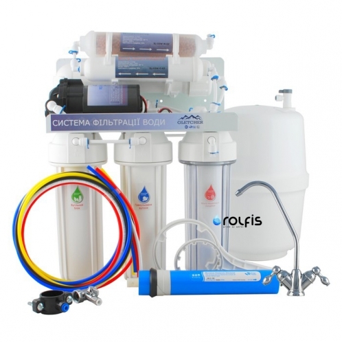 Фильтр обратного осмоса Gletcher RO-6+ Pump