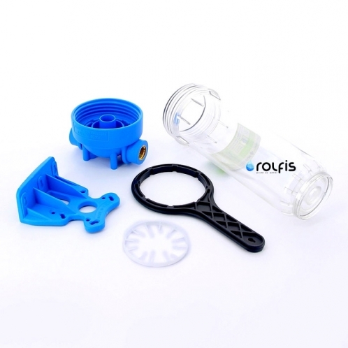 Колба ATLAS FILTRI DP 10 MONO 1" KIT RA1280701