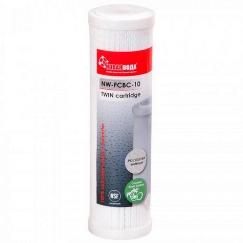 Картридж из прессованного угля Новая вода NW-FCBC-10 Картридж из прессованного угля Новая вода NW-FCBC-10
