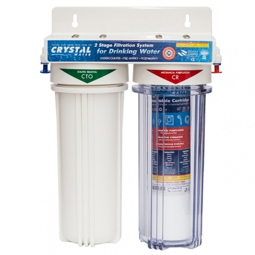 Проточный двухколбовый фильтр Crystal UWF-XG 2