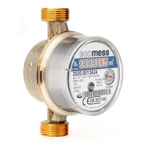 Счетчик холодной воды Ду 15 Ecomess Picoflux (без штуцеров)