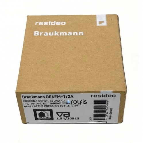 Редуктор тиску Resideo Braukmann D04FM-1/2A Редуктор тиску Resideo Braukmann D04FM-1/2A