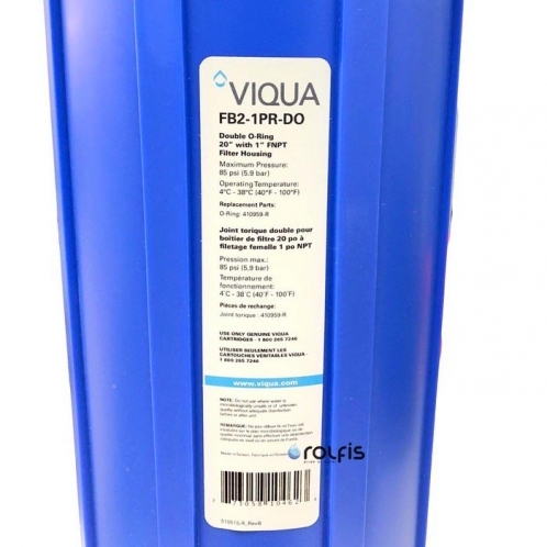 Корпус фільтра Viqua FB2-1PR-DO 1" BB20