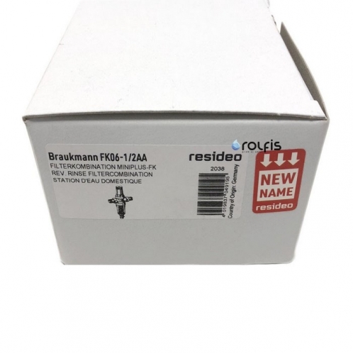 Редуктор тиску з фільтром Resideo Braukmann FK06-1/2AA