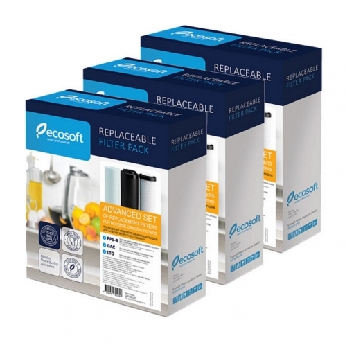 Комплект картриджей Ecosoft 1-2-3 Улучшенный CHV3ECO 3 шт