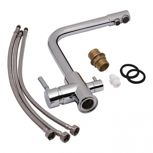 Смеситель кухонный Lidz (CRM) Over 38 020