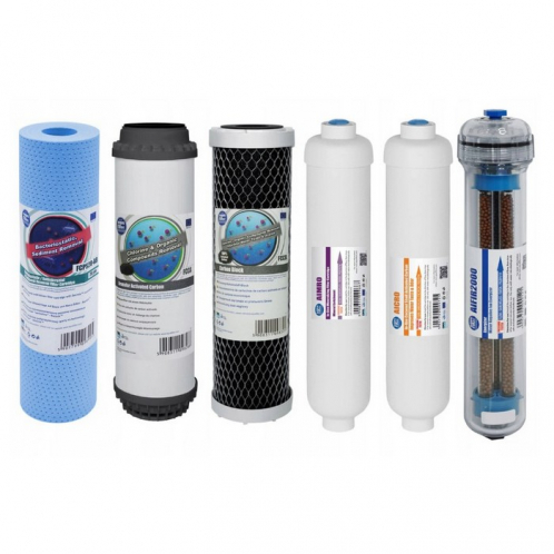Комплект всех сменных картриджей Aquafilter ELITE7G