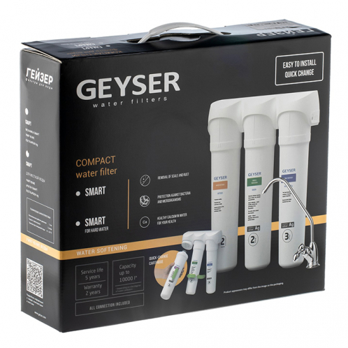 Проточный фильтр Гейзер Смарт для жесткой воды