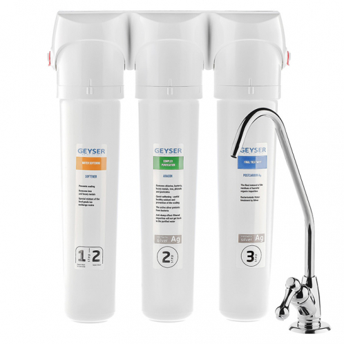 Проточный фильтр Гейзер Смарт для жесткой воды