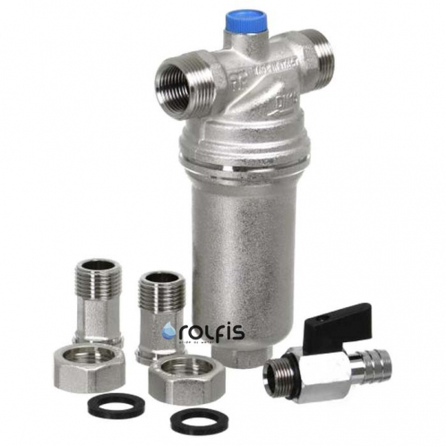 Cамопромывной фильтр горячей воды Tiemme 1 1/4" 3130SM (3130041) Cамопромывной фильтр горячей воды Tiemme 1 1/4" 3130SM (3130041)