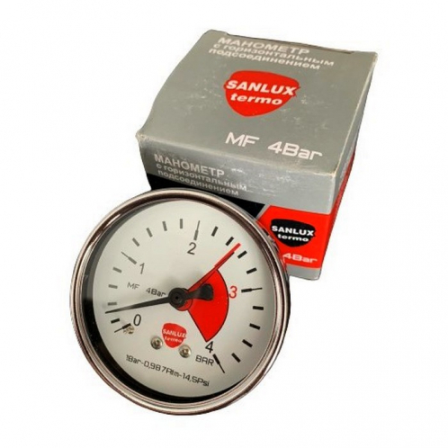 Манометр осьовий 10 Бар Гліцерін