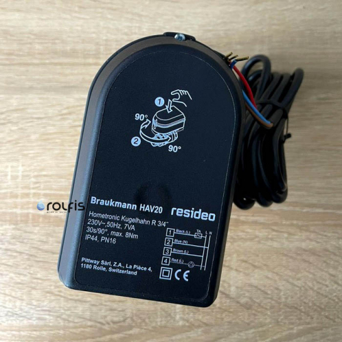 Кран шаровый Honeywell (Resideo) HAV25 с электроприводом, 220В, Ду25 