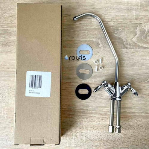 Кран двойной Platinum Wasser хромированный