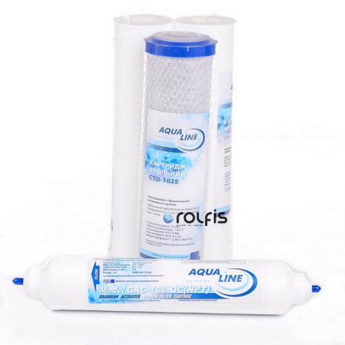 Комплект картриджей к системе Aqualine RO-5