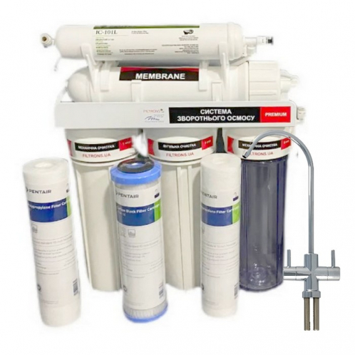 Фильтр обратного осмоса Pallas PENTEK ЕF-500P RO-6 (c помпой)