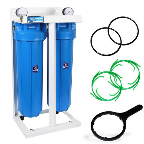 Двухступенчатая система фильтрации Big Blue 20" Aquafilter HHBB20A Двухступенчатая система фильтрации Big Blue 20" Aquafilter HHBB20A