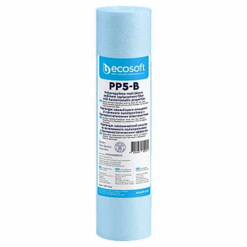 Картридж бактеріостатичний Ecosoft PP5-B 2,5"x10" CPV25105BECO Картридж бактеріостатичний Ecosoft PP5-B 2,5"x10" CPV25105BECO