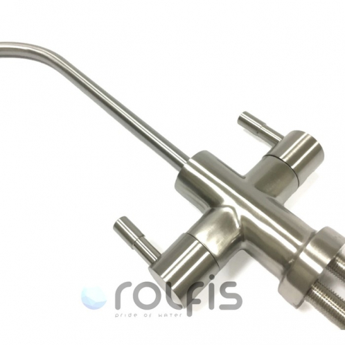 Кран двойной Modern Mini Satin 