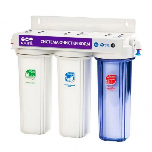 Проточный фильтр Raifil TRIO PU905W3-WF14PR-EZ Проточный фильтр Raifil TRIO PU905W3-WF14PR-EZ