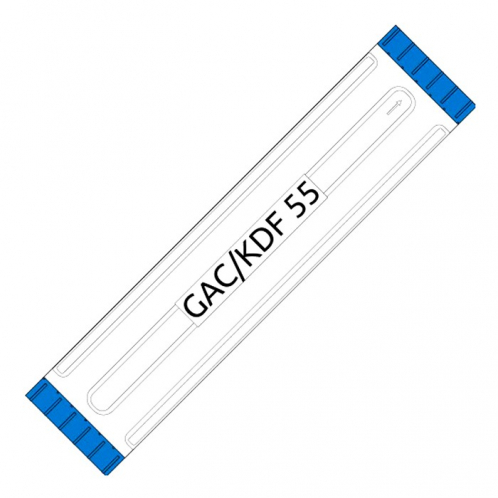 Картридж Kaplya CFCK20B из гранулированного угля c загрузкой KDF-55