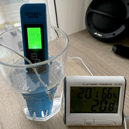 Измеритель  качества воды TDS/EC/temp 3 в 1