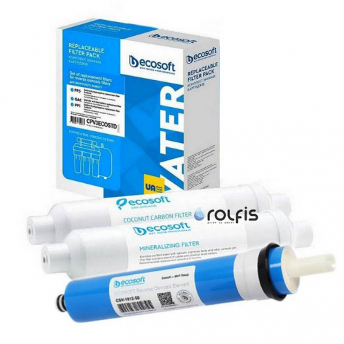 Комплект Standard шести картриджей Ecosoft для обратного осмоса