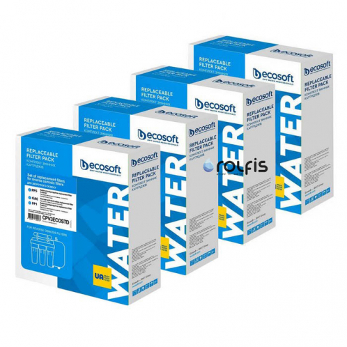 Комплект картриджей Ecosoft 1-2-3 CPV3ECOSTD 4 шт Комплект картриджей Ecosoft 1-2-3 CPV3ECOSTD 4 шт