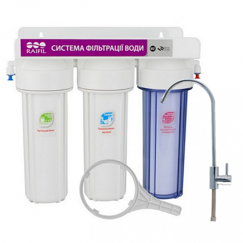 Проточный фильтр Raifil TRIO PU905W3-WF14PR-EZ Проточный фильтр Raifil TRIO PU905W3-WF14PR-EZ
