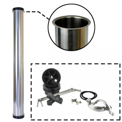 Корпус мембраны Raifil SUS 304-4040 со швом (end port 2 мембраны)