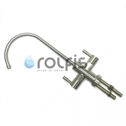 Кран двойной Modern Mini Satin 