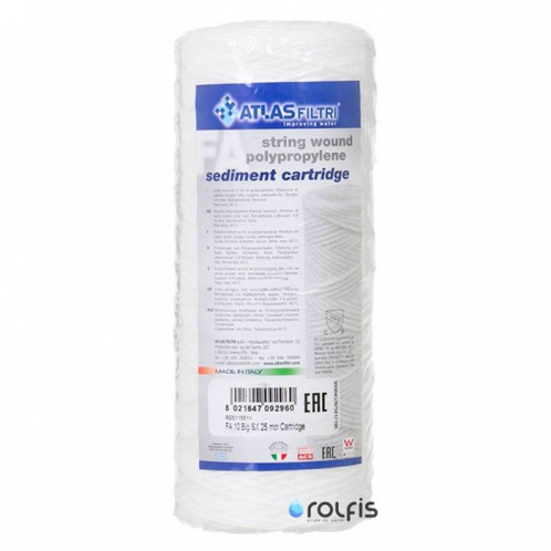 Картридж механический Atlas Filtri FA BIG 10" SX 25 mcr RE5115511