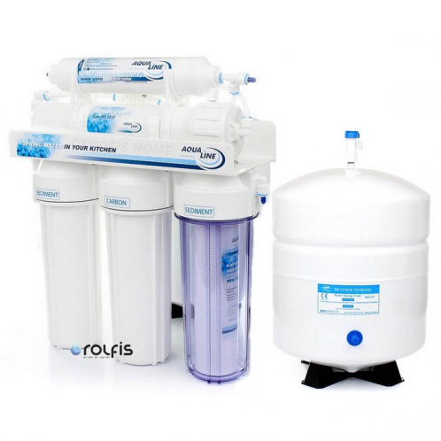 Годовой комплект картриджей Aqualine RO-5 + Мембрана