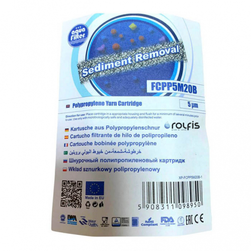 Картридж из полипропиленового шнура Aquafilter FCPP5M20B