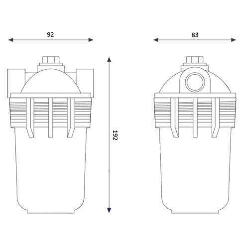 Фильтр Atlas Filtri DOSAFOS MIGNON PLUS  Ø1/2" SL 2P MFO RA403P414