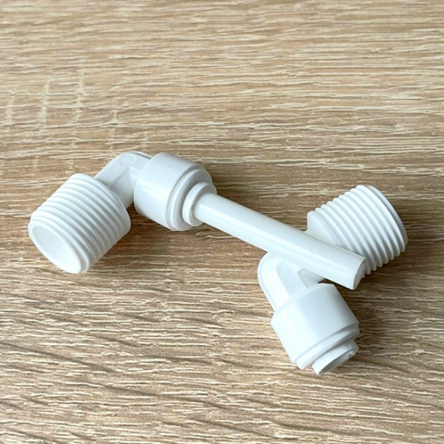 Фітинг кутовий Kaplya KP-ME0406 3/8" - 1/4"