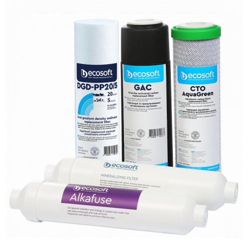 Картриджи для фильтра Ecosoft P'URE Alkafuse "6 міс" CHV5PUREALC 