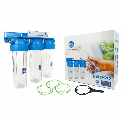 Корпус фильтра Aquafilter FHPRCL12-B-TRIPLE