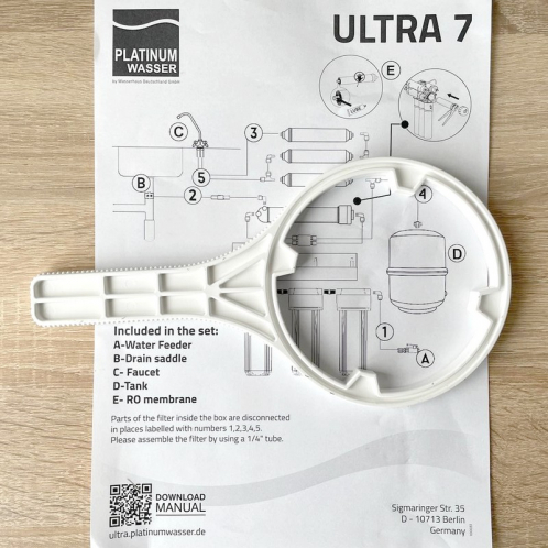 Ключ универсальный для корпусов 10" Platinum Wasser